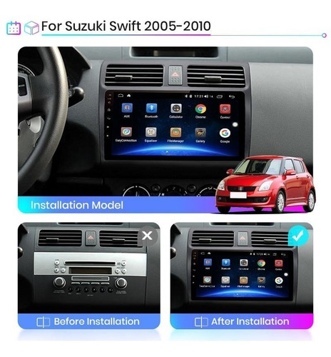 Autoradio Suzuki Swift 2005-2010 De 6ram+128gb-8nucleos+chip