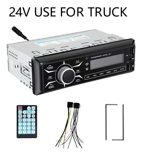 Reproductor Mp3 Inalámbrico Bluetooth Para Coche 24v 24v