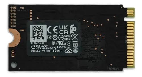 SSD Interno Micron M.2 NVMe 512GB 2400 2242 Velocidad 4200MB/s