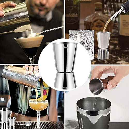 Medidor Tragos Jigger Dosificador De Onza Bartender 15-30ml