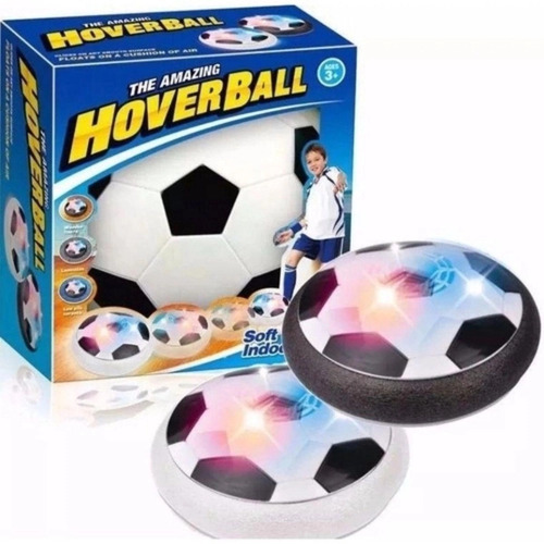 Bola Futebol Hover Ball Flutuante Dentro De Casa Com Luzes