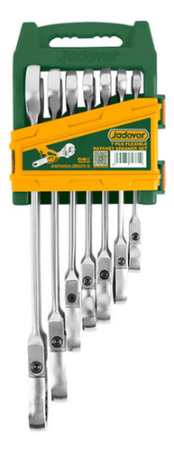 Set Llaves Combinadas De Ratchet Flex 7 Pza Jadever Jdsp5207