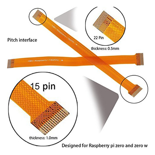 Cable De Cámara Makerfocus Zero, Zero Ribb, Para Raspberry P