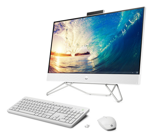 Hp All In One 24-cb1024la Intel Ci3-1215u 8gb Ram 512gb Ssd Starry White