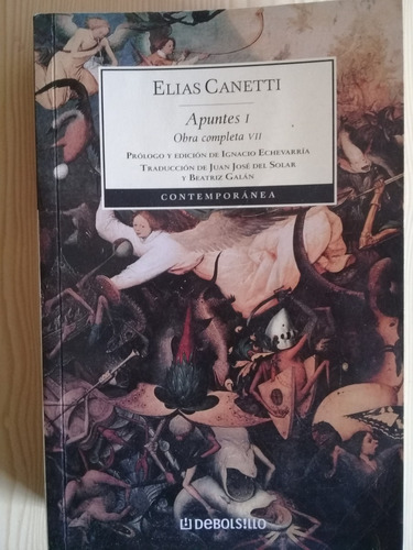 Apuntes I. Obra Completa Vii, De Elías Canetti