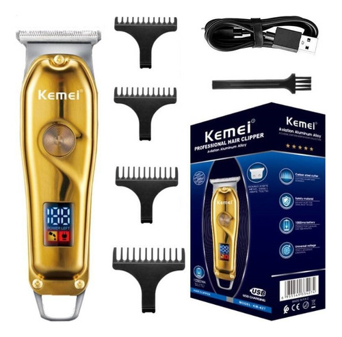 Maquina Cortadora De Cabello Profesional Kemei Km-427