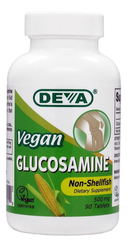 Glucosamina 1500 Mg Deva Vegan - U - Unidad a $2474