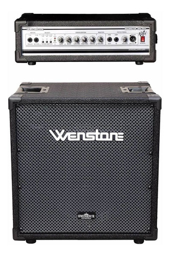 Combo Wenstone Cabezal Be-2200h + Caja Mb115/350 Para Bajo