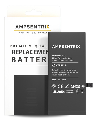 Batería Litio Compatible Con iPhone 11 Ampsentrix