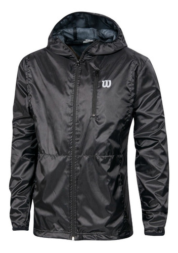 Campera Rompeviento Wilson Training Hombre Tenis Padel Golf