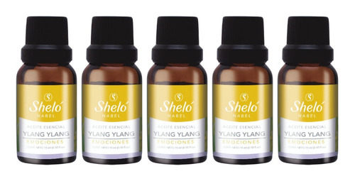 5 Pack Aceite Esencial Ylang Ylang Shelo