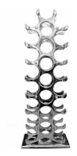 Imagen 9 de 9 de Cava 6 Botellas Modelo Sol Pewter 29 X 24 Cm Pewter Brillo