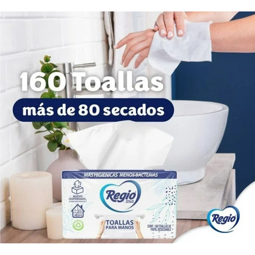 Toallas De Papel P/manos Regio + 2 Dispensador Hello Kitty