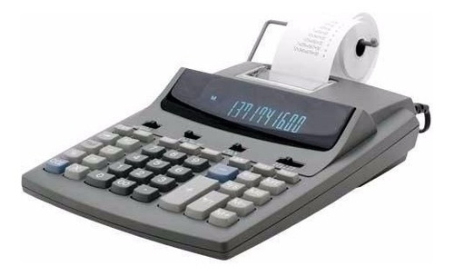 Calculadora Cifra Pr-255t Térmica Color Gris Oscuro
