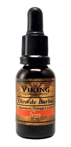 Óleo De Barba 30 Ml - Terra Amadeirado Barber Shop Viking