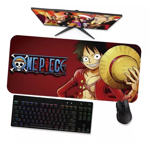 Mouse Pad Gamer One Piece 90cm X 40cm Extra Grande Promoção