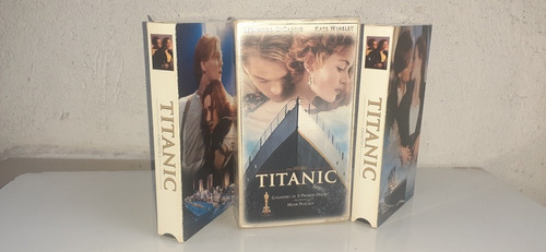 Antiguo Vhs Doble Titanic Leonardo Dicaprio Kate Winslet
