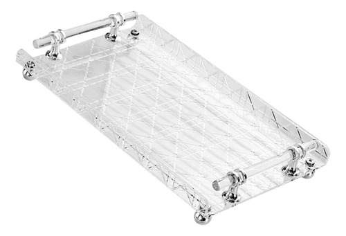 Bandeja Rectangular Para Servir, Bandeja De Rayas