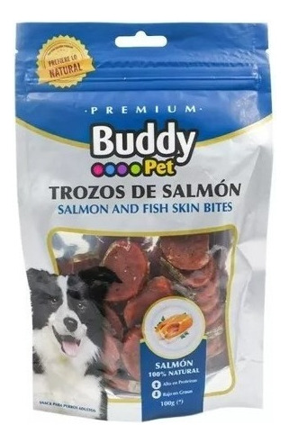 Snack Buddy Trozos De Salmon Para Perros Mascotas