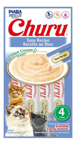 Churu Snack Para Gato Tuna Recipe 56g