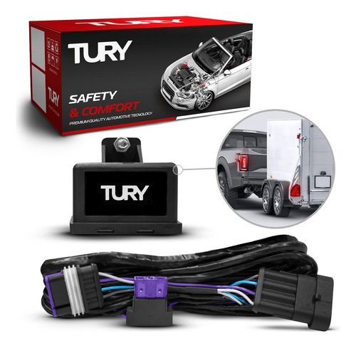 Módulo De Iluminação De Carretas Engate Tury Connect 1 Cd