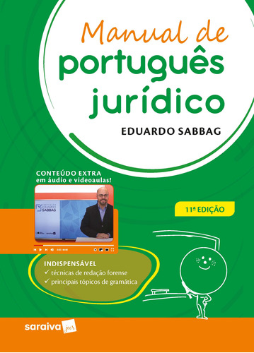 Livro Manual De Português Jurídico - 11ª Edição 2023