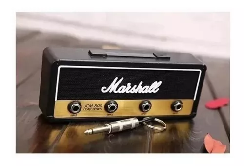 LLavero de enchufe de guitarra de 4 piezas para llavero Marshall Amp, para llavero  Marshall Jack, Color Azul Marino - AliExpress