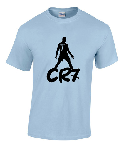 Camiseta 100% Algodon Diseño Cr7 Cristiano Ronaldo