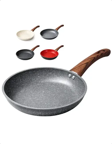 Frigideira Cerâmica 24cm Grande Premium Antiaderente Indução Fogã...