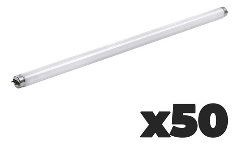 Pack 50 Tubo Fluorecente Estevez 14w Luz Neutra Base G5