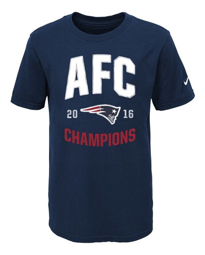 Camiseta De New England Patriots Nfl Original Afc Champions