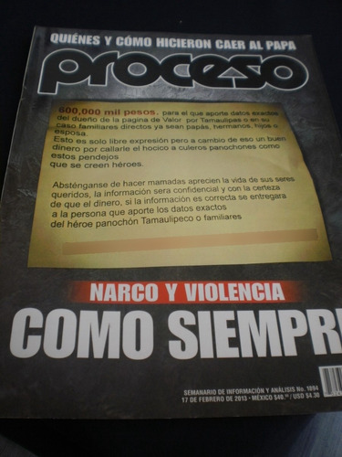 Proceso - Narco Y Violencia #1894 Febrero 2013