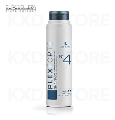 Lendan Plexforte N°4 Shampoo Cabello Dañado Reparador 300 Ml