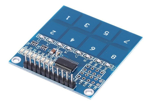 Ttp226 8 Canales Digital Touch Módulo Sensor Táctil Capacitiva de interruptor de botón