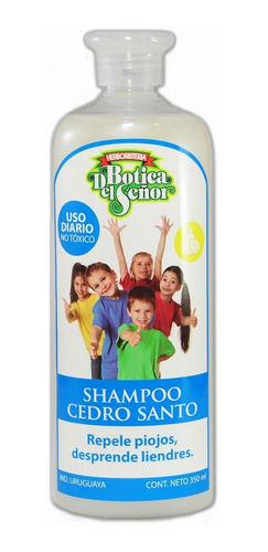 Shampoo Piojicida Botica Del Señor Cedro Santo 350ml