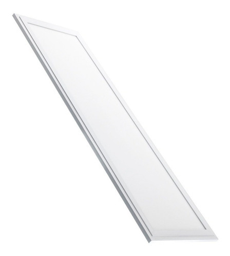 Panel Led De Aluminio Para Embutir O Colgar 120 X 30cm 48w Color Blanco