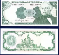 Comprar Billete 20 Bolívares B8 Junio 5 1995 José Antonio Páez