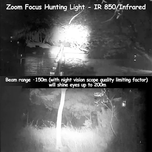 Linterna Infrarroja Led De 940 Nm, Visión Nocturna, Portátil