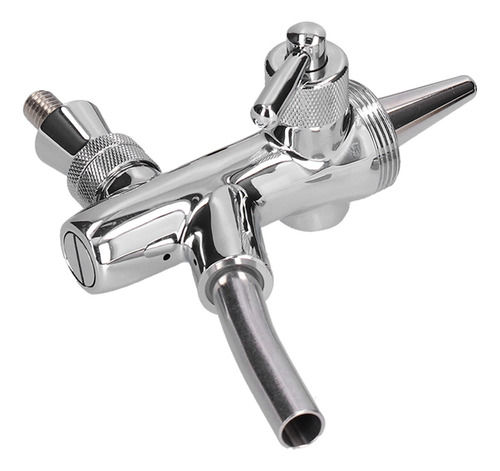 Grifo Ajustable Para Cerveza De Barril Chapado En Acero Inox