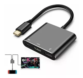 Switch Hdmi Adapter Hub Dock, 4k Usb C Hdmi Hub Cable P...