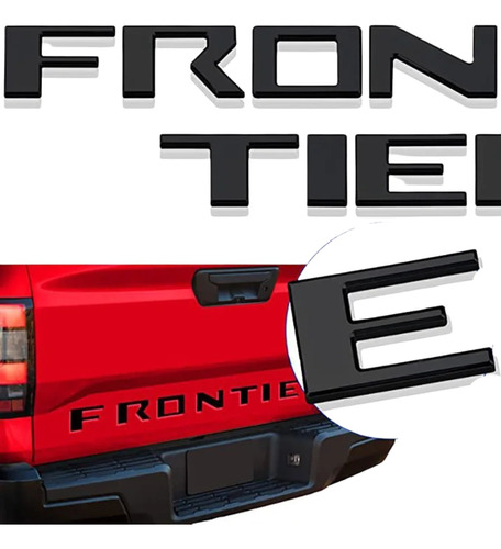 Letras Frontier 3d Tapa Batea Nissan Pro4x 6cl