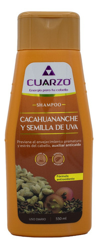 Shampoo Cacahuananche Y Semilla De Uva Cuarzo 550 Ml Env Hoy
