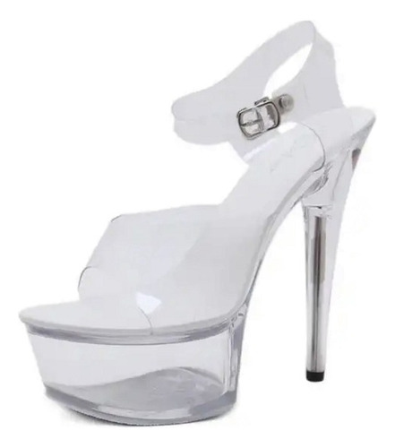 Zapatillas Transparentes Sexys Talla 25 Cm