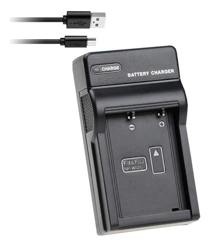 Cargador Usb Np-w126 Para Fujifilm X-h1 X-s10 X-a20 Hs30exr