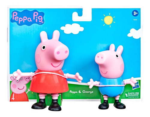 Figuras De Peppa Pig Y George 12 Cm Originales Vamos A Jugar