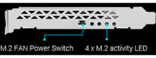 Tarjeta De Expansión Asus Hyper M.2 X16 Pcie 3.0 X4 V2 128gb