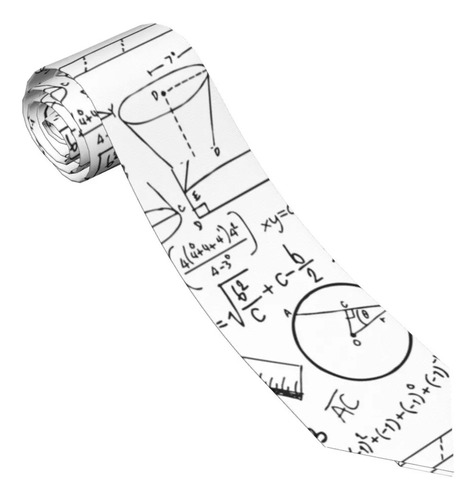 Corbata Matematica, Ciencias, Operaciones, Calculos, Numeros