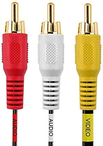 Rca De 3 Hombres A 3 Masa Rca Video Composite Audio A/v Av C