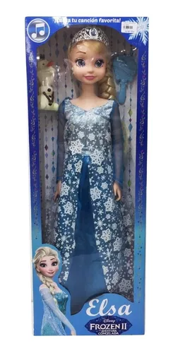 Boneca Gigante Frozen Elsa C/ Som 73cm 2838-2 em Promoção é no Buscapé