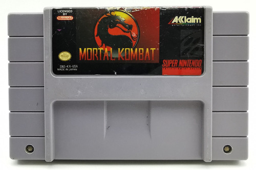 Mortal Kombat Snes Nintendo 1 * R G Gallery